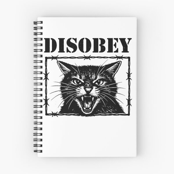 Item preview, Disobey Cat – Anarchy Cat - Funny Rebellion Quotes - Do Not Comply designed and sold by gunaone-design.