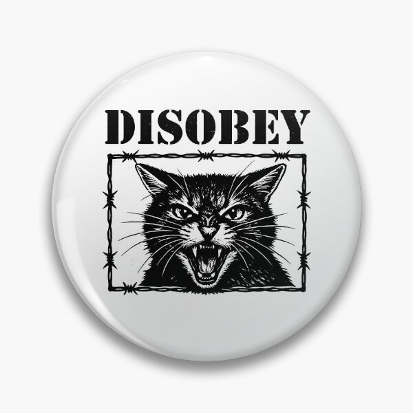 Item preview, Disobey Cat – Anarchy Cat - Funny Rebellion Quotes - Do Not Comply designed and sold by gunaone-design.