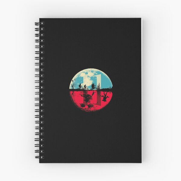 Item preview, Upside World – Forest Silhouette Art Stranger Things Sticker 11 designed and sold by lgbtcontext.