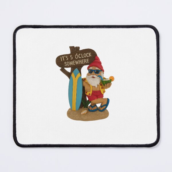 Item preview, 5 o’clock somewhere gnome designed and sold by Red-Squirrel-90.