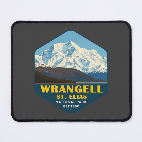 Item preview, Wrangell–St. Elias Alaska Mountain Sticker designed and sold by Ismeal Von.