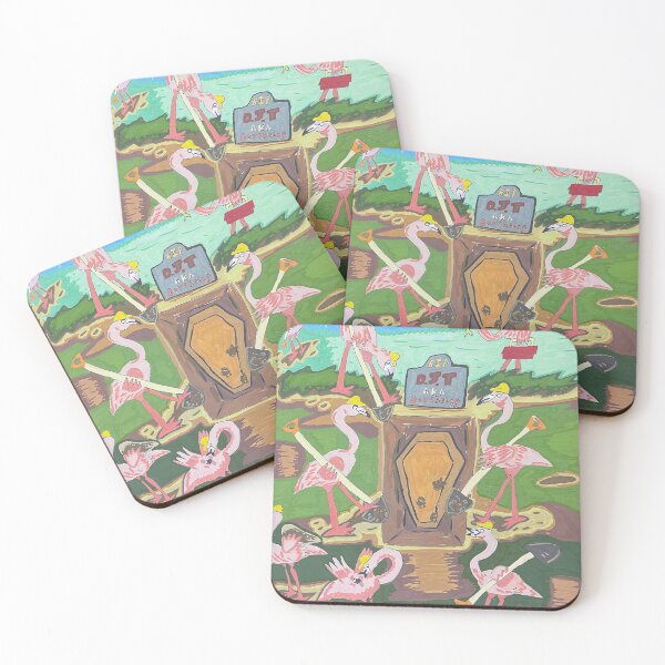 Item preview, May the most flamboyant president be buried by flamboyant flamingos designed and sold by Cece42.
