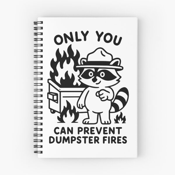 Item preview, Only You Can Prevent Dumpster Fires – Funny Trash Panda Raccoon designed and sold by gunaone-design.