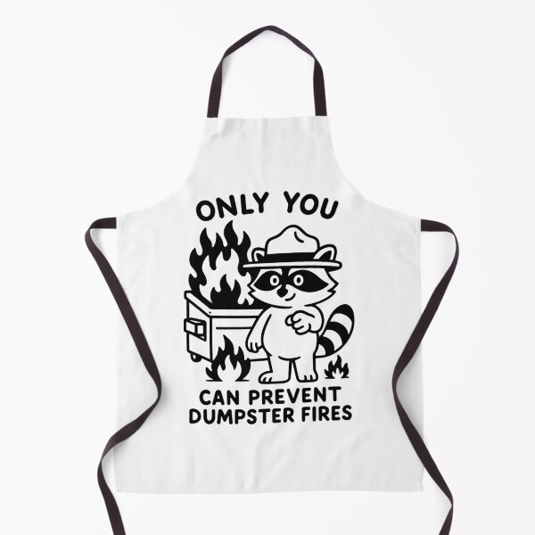 Item preview, Only You Can Prevent Dumpster Fires – Funny Trash Panda Raccoon designed and sold by gunaone-design.
