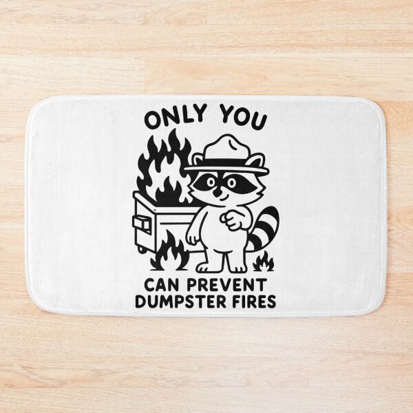Item preview, Only You Can Prevent Dumpster Fires – Funny Trash Panda Raccoon designed and sold by gunaone-design.
