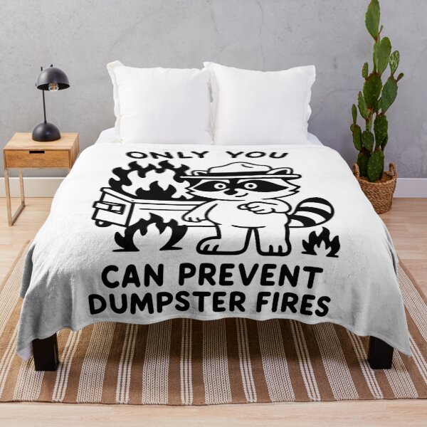 Item preview, Only You Can Prevent Dumpster Fires – Funny Trash Panda Raccoon designed and sold by gunaone-design.