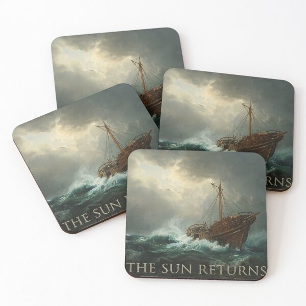 Item preview, The Sun Returns Storm Ship Art designed and sold by NIVEX.