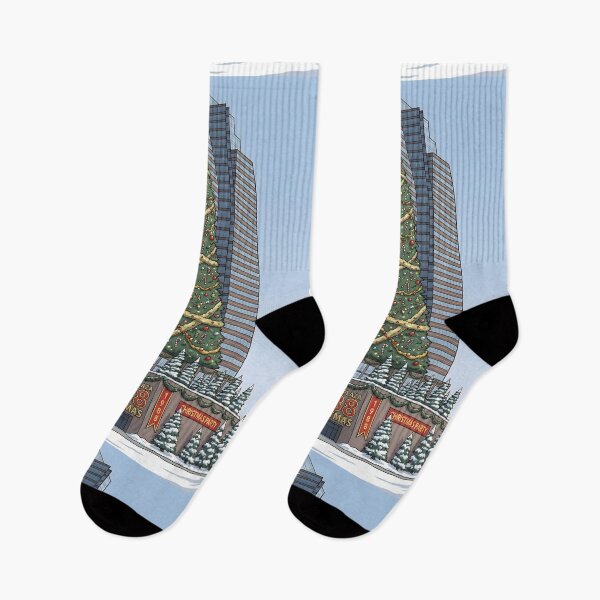 Item preview, Retro Christmas Nakatomi Illustration – 1988 Holiday Party Design designed and sold by Artistic canvas store.