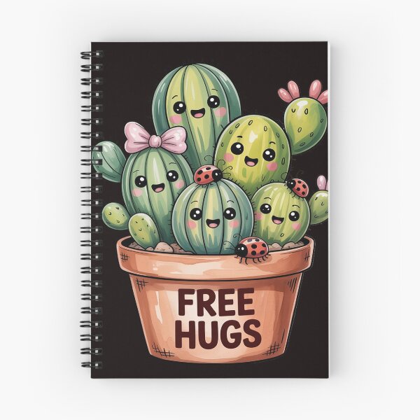 Item preview, Free Cactus hugs Cute cactus present Friendly designed and sold by lavethediso.