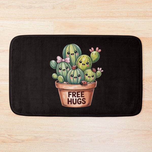 Item preview, Free Cactus hugs Cute cactus present Friendly designed and sold by lavethediso.