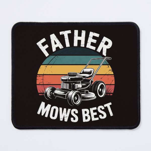 Item preview, Father mows best Fathers Day Dad Jokes Lawn Mowing designed and sold by lavethediso.