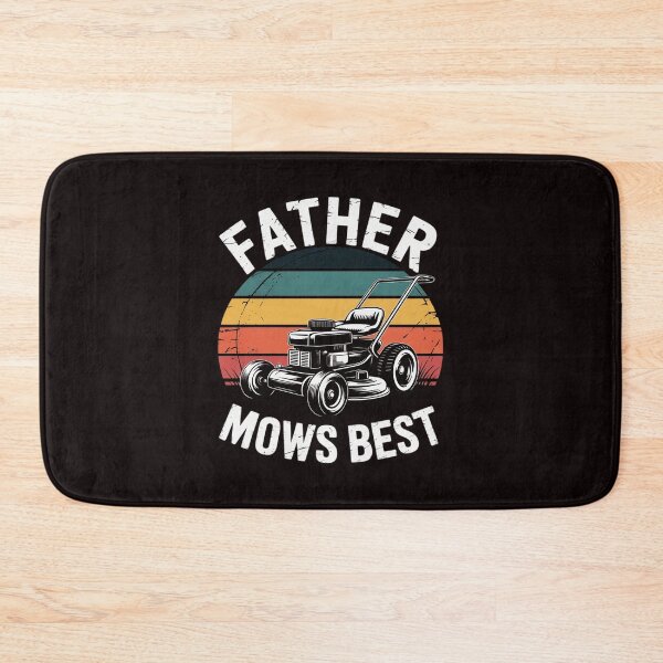 Item preview, Father mows best Fathers Day Dad Jokes Lawn Mowing designed and sold by lavethediso.