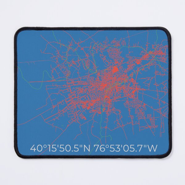 Item preview, Carlisle, Pennsylvania | Map of My Heart designed and sold by Maps and More.