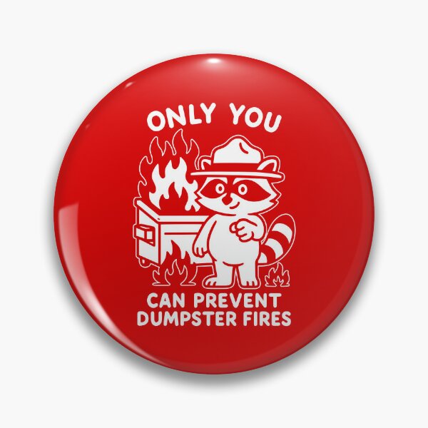 Item preview, Copy of Only You Can Prevent Dumpster Fires – Funny Raccoon designed and sold by gunaone-design.