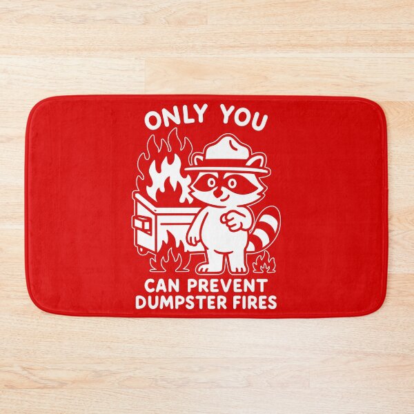 Item preview, Copy of Only You Can Prevent Dumpster Fires – Funny Raccoon designed and sold by gunaone-design.