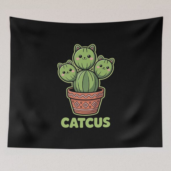 Item preview, Catcus Cute Cat And Cactus Mexican Cactus Cinco De Mayo designed and sold by RustsyMin.