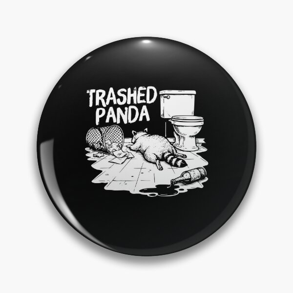 Item preview, Trashed Panda Funny Drunk Raccoon Meme designed and sold by gunaone-design.