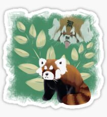 Red Panda Rage Fan Art Sticker