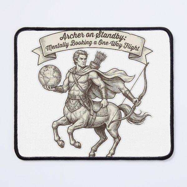 Item preview, Archer on Standby: Mentally Booking a One-Way Flight designed and sold by HelixPedia.