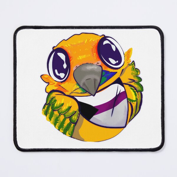 Item preview, Demisexual Pride Parrot designed and sold by ChakraDragons.