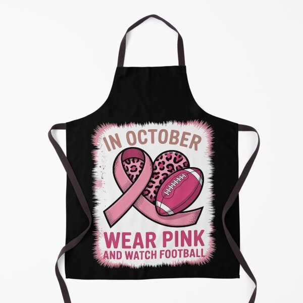 Item preview, In October We Wear Pink And Watch Football Breast Cancer designed and sold by RustsyMin.