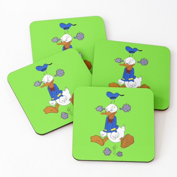 Item preview, Donald Duck - Green background designed and sold by Art-by-Lark.
