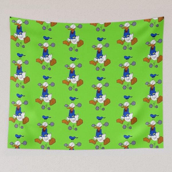 Item preview, Donald Duck - Green background designed and sold by Art-by-Lark.