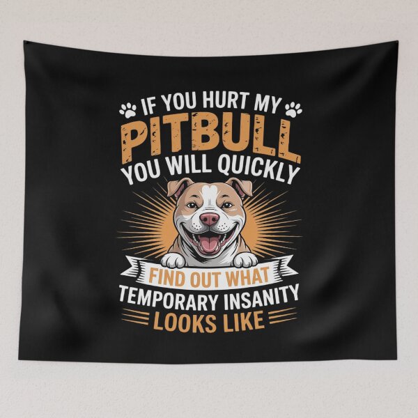 Item preview, If You Hurt My Pitbull You Will Quickly Find Out - Dog Lover Men Women designed and sold by RustsyMin.