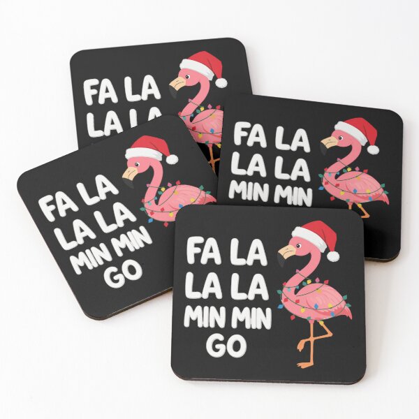 Item preview, Fa La La La Mingo Christmas Flamingo designed and sold by Dopsel56.
