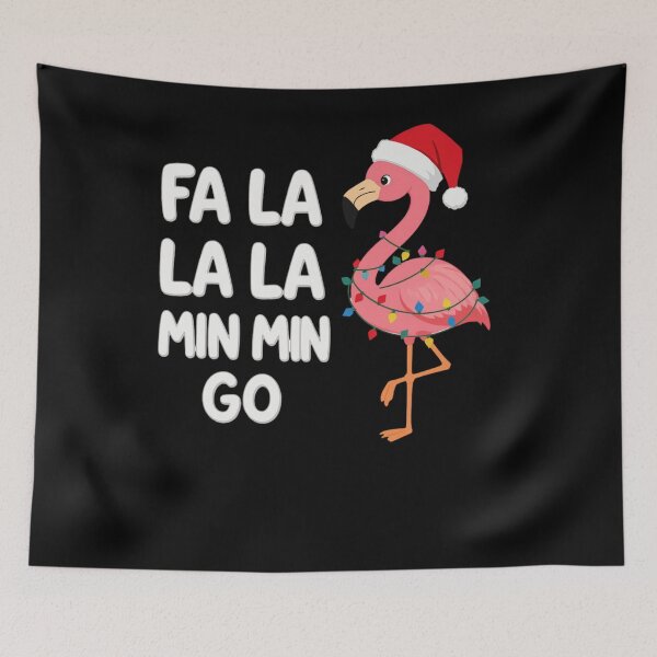 Item preview, Fa La La La Mingo Christmas Flamingo designed and sold by Dopsel56.