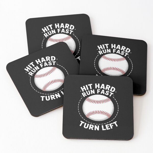 Item preview, Hit Hard Run Fast Turn Left Baseball Player designed and sold by RustsyMin.