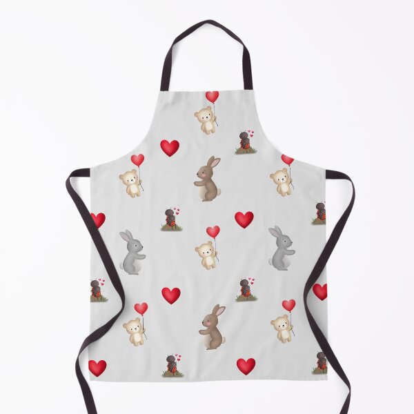 Item preview, Cute Animals with Hearts Kids Pattern designed and sold by LiudmylaMaika.