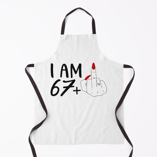 Item preview, I Am 67 Plus 1 Middle Finger Funny Math 67th Birthday designed and sold by gunaone-design.