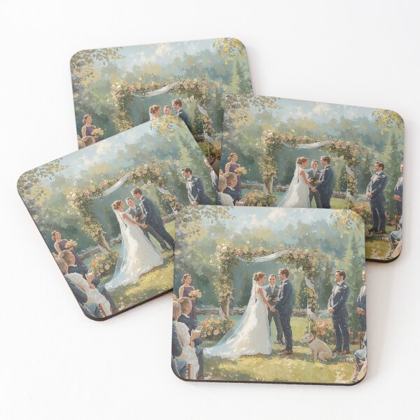 Item preview, Garden Wedding Ceremony Celebration Art designed and sold by NIVEX.