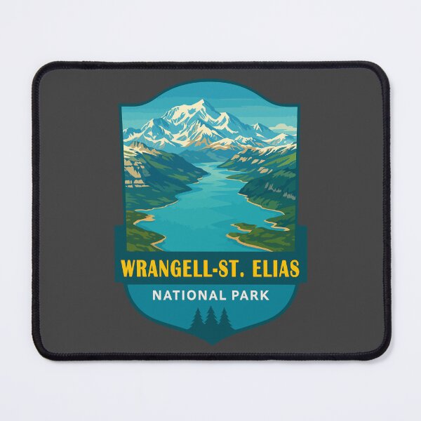 Item preview, Wrangell–St. Elias Alaska Mountain Sticker designed and sold by Ismeal Von.