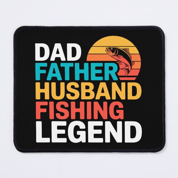 Item preview, DAD FATHER HUSBAND FISHING LEGEND Design designed and sold by BOUCHERIT amine.