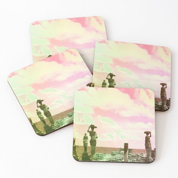 Item preview, Pink sky and lovely statues. designed and sold by cpecana.