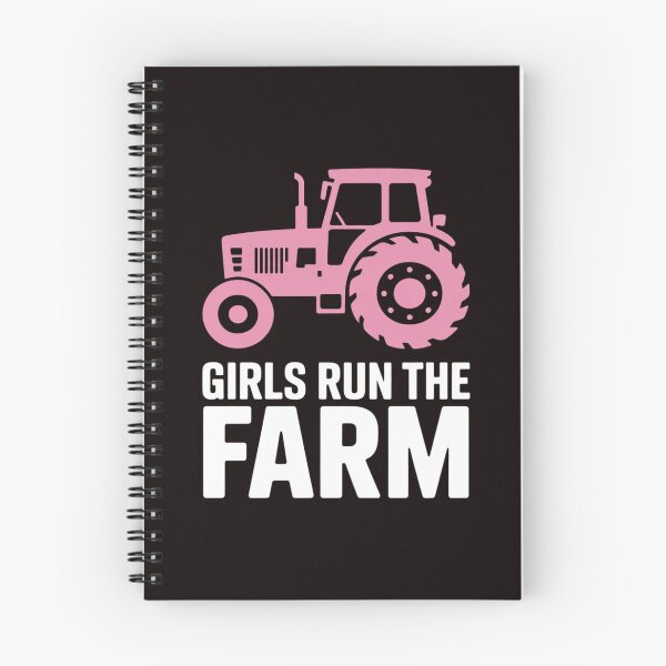 Item preview, Girls Run The Farm Pink Farm Tractor Girl Women designed and sold by RopboxRone.