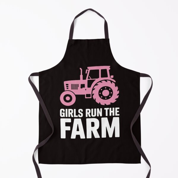 Item preview, Girls Run The Farm Pink Farm Tractor Girl Women designed and sold by RopboxRone.
