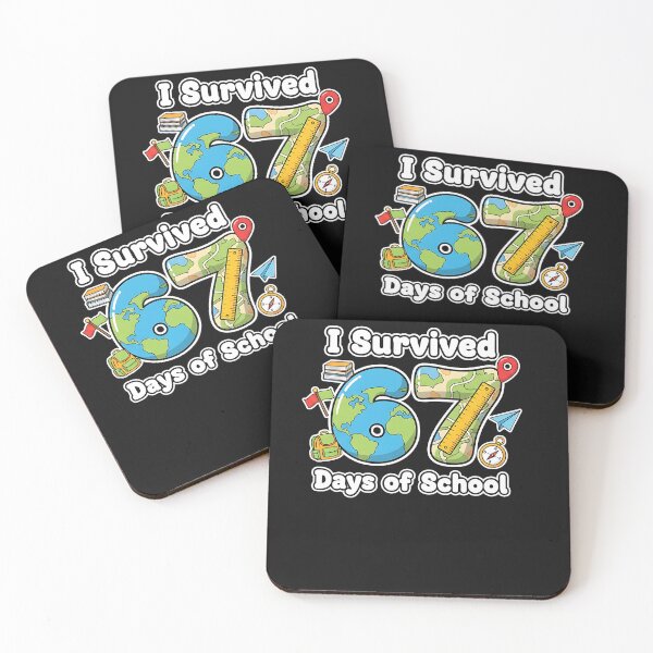 Item preview, Cute Adventure I Survived 67 Days Of School designed and sold by TalalosART.