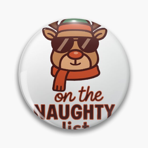 Item preview, Naughty List Reindeer  FELIA Holiday Print designed and sold by Felia001.