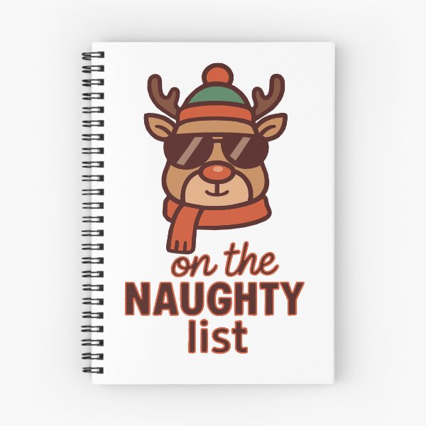 Item preview, Naughty List Reindeer  FELIA Holiday Print designed and sold by Felia001.