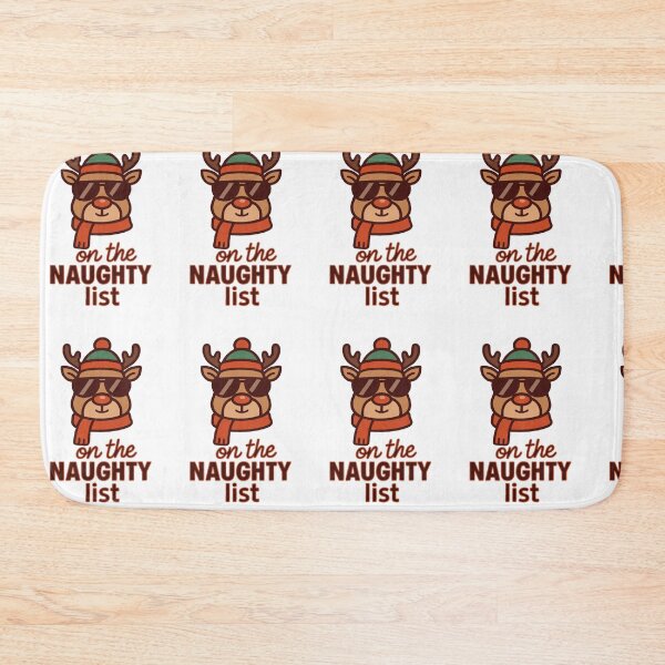 Item preview, Naughty List Reindeer  FELIA Holiday Print designed and sold by Felia001.