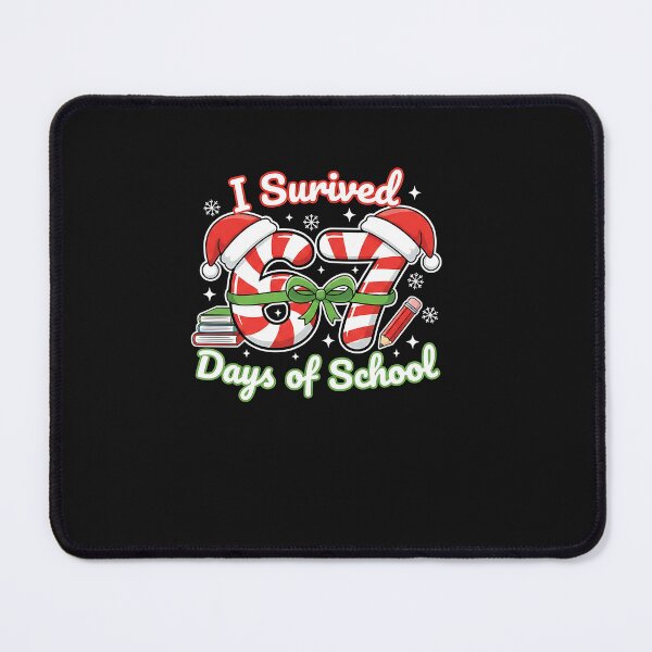 Item preview, Cute Christmas I Survived 67 Days Of School designed and sold by TalalosART.