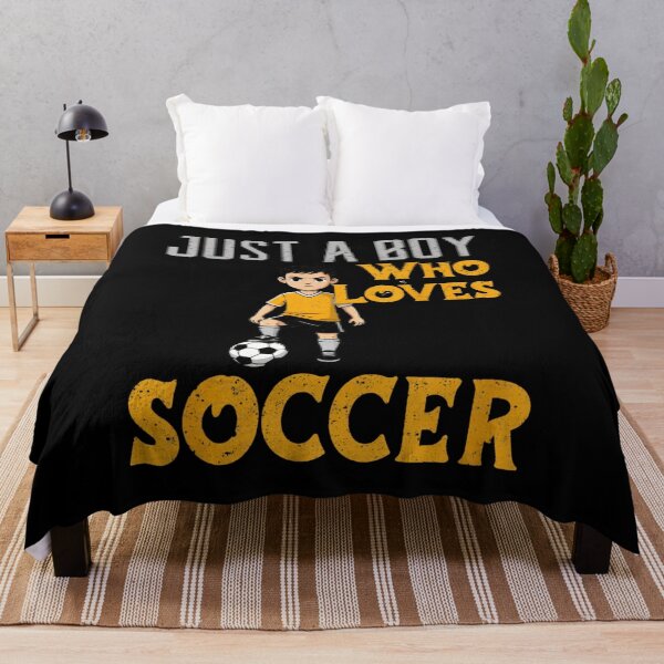 Item preview, Just A Boy Who Loves Soccer Soccer Fan designed and sold by Gogetgiggles.