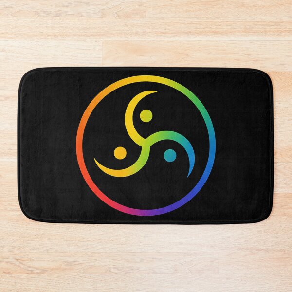 Item preview, BDSM Rainbow Symbol – Minimalist LGBTQ+ Triskelion Logo designed and sold by JonathanP514.