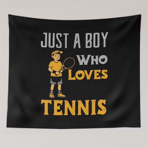 Item preview, Just A Boy Who Loves Tennis Tennis Lover designed and sold by Gogetgiggles.