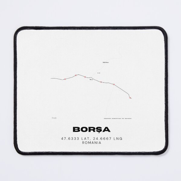 Item preview, Borșa Romania Minimalist Map Artwork designed and sold by RM-Journey.