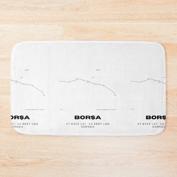Item preview, Borșa Romania Minimalist Map Artwork designed and sold by RM-Journey.