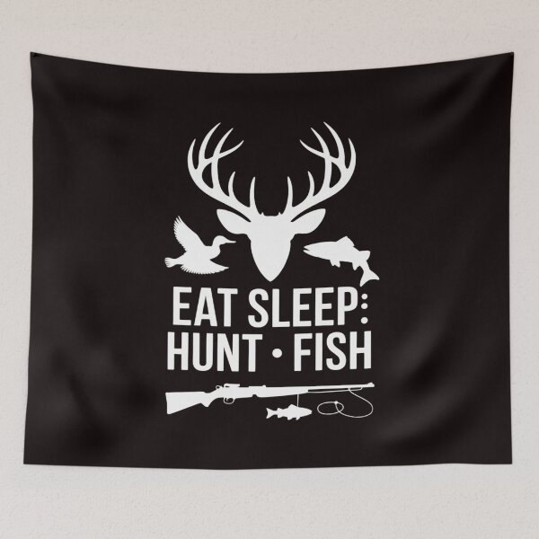 Item preview, Eat Sleep Hunt Fish Hunting Fishing designed and sold by RopboxRone.